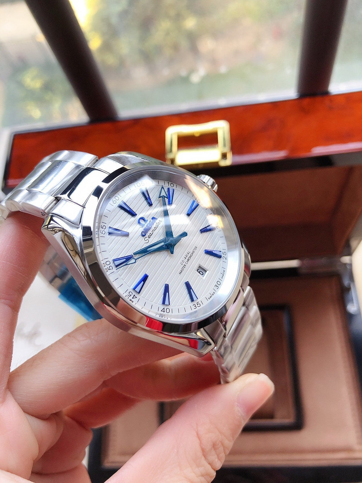 Omega Seamaster Aqua Terra White Dial 41 MM