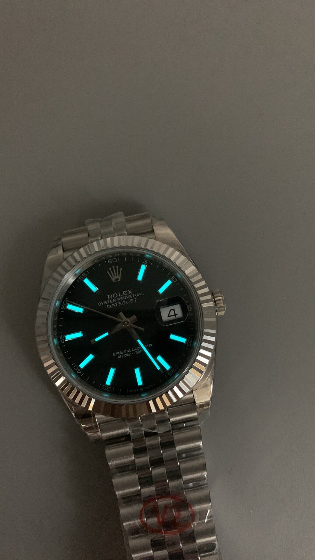 Rolex Datejust 126300 Stainless Steel Black Dial Jubilee 41 MM