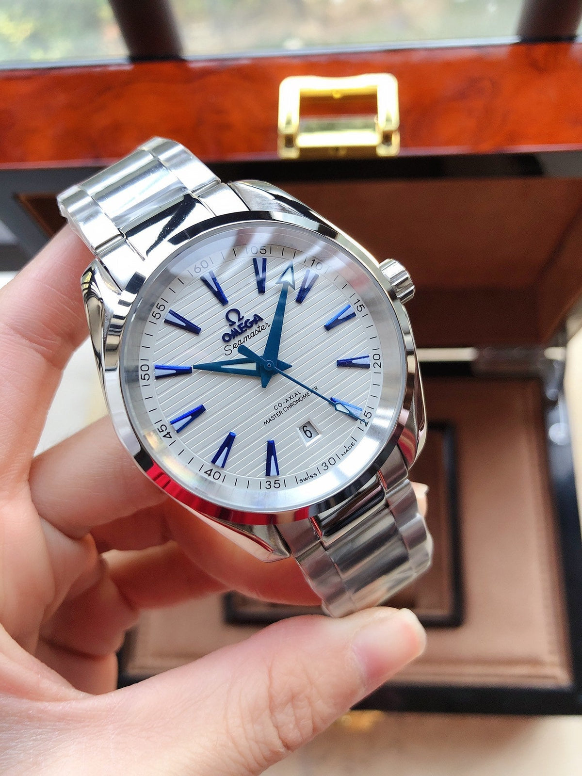 Omega Seamaster Aqua Terra White Dial 41 MM