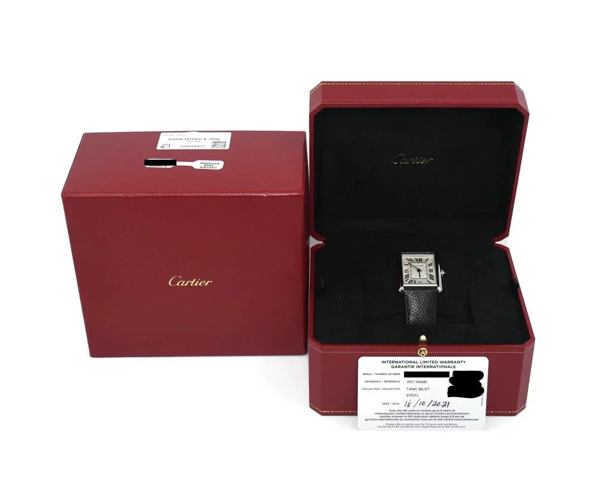 Cartier Tank Must XL 41 × 31 MM