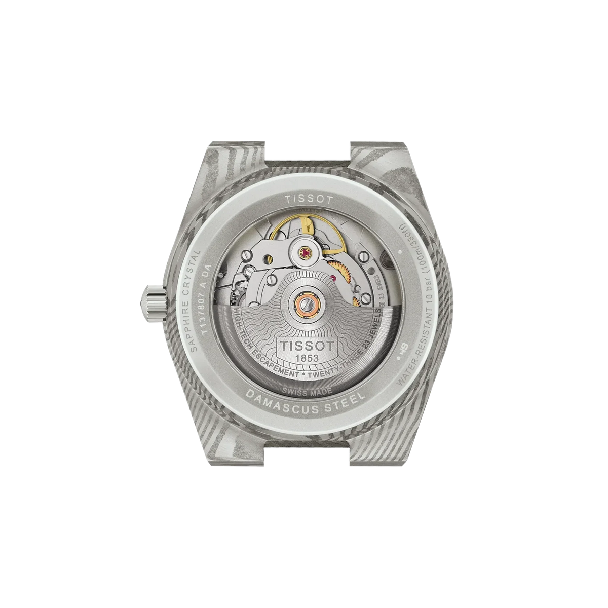 Tissot PRX 38mm Damascus Steel