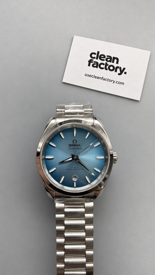 Omega Seamaster Aqua Terra Ice Blue Dial Stainless Steel 38 MM
