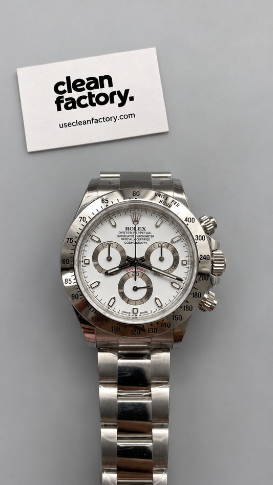 Rolex Cosmograph Daytona – White Dial – Stainless Steel Oyster Bracelet 40 MM