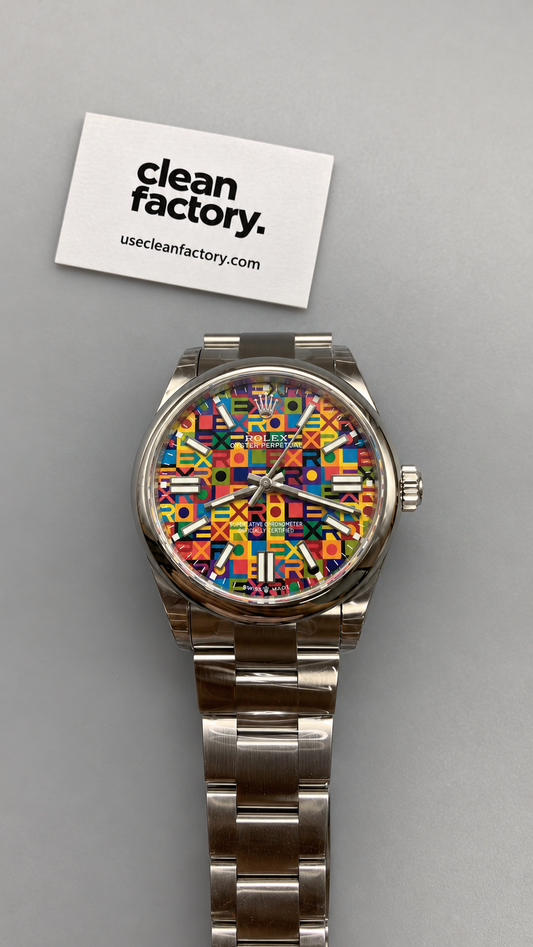 Rolex Oyster Perpetual Multicolour Dial Stainless Steel 40 MM