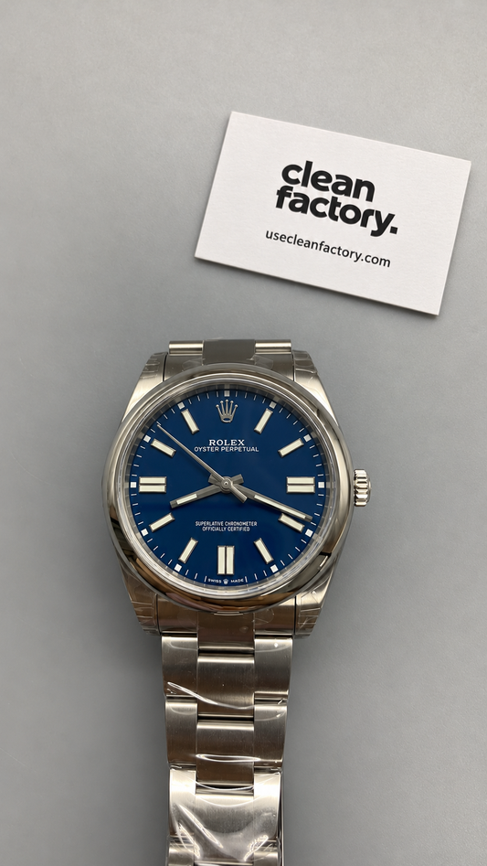 Rolex Oyster Perpetual – Blue Dial – Oyster Bracelet 41 MM