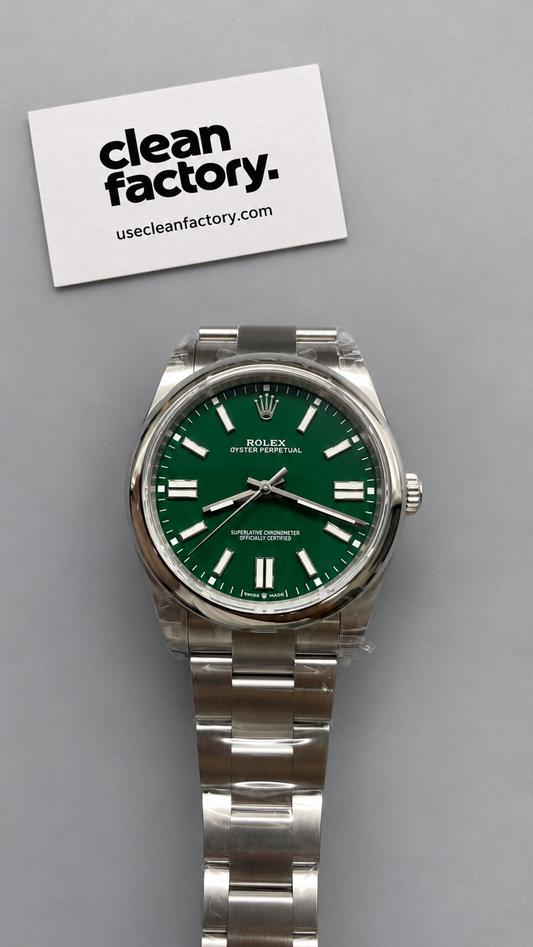 Rolex Oyster Perpetual – Green Dial – Oyster Bracelet 41 MM