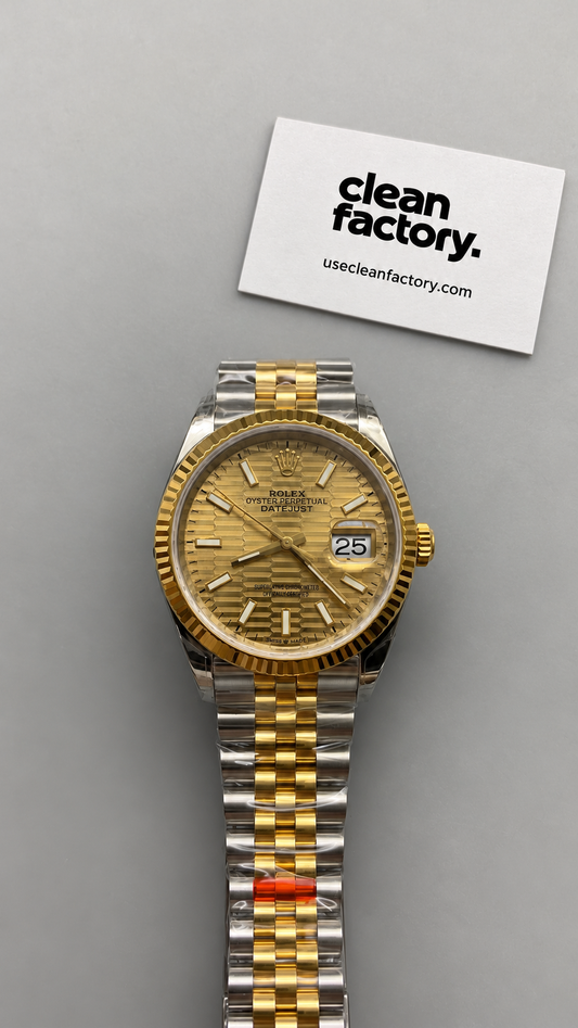 Rolex Datejust – Champagne Motif Dial – Two-Tone Jubilee Bracelet 36 MM