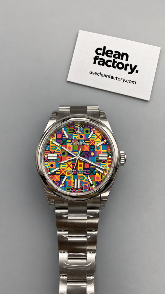 Rolex Oyster Perpetual – Multicolour Geometric Dial – Oyster Bracelet 41 MM