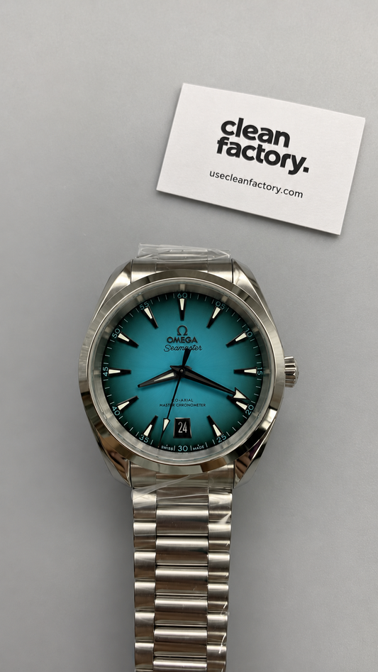 Omega Seamaster Aqua Terra Turquoise Dial Stainless Steel 38 MM