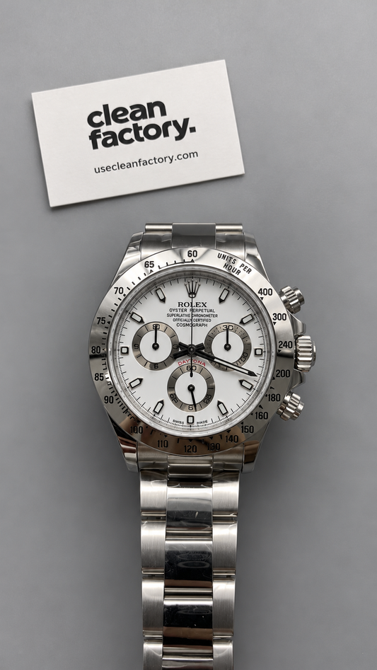Rolex Cosmograph Daytona – White Dial – Stainless Steel Oyster Bracelet 40 MM