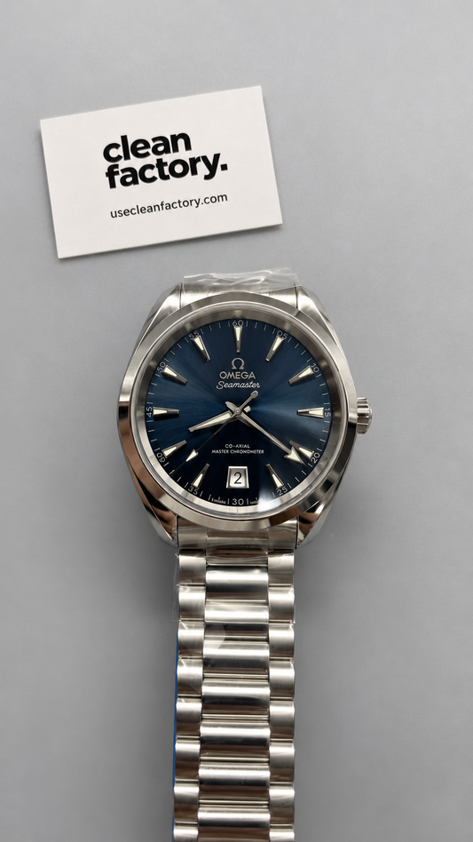 Omega Seamaster Aqua Terra Blue Dial Stainless Steel 38 MM