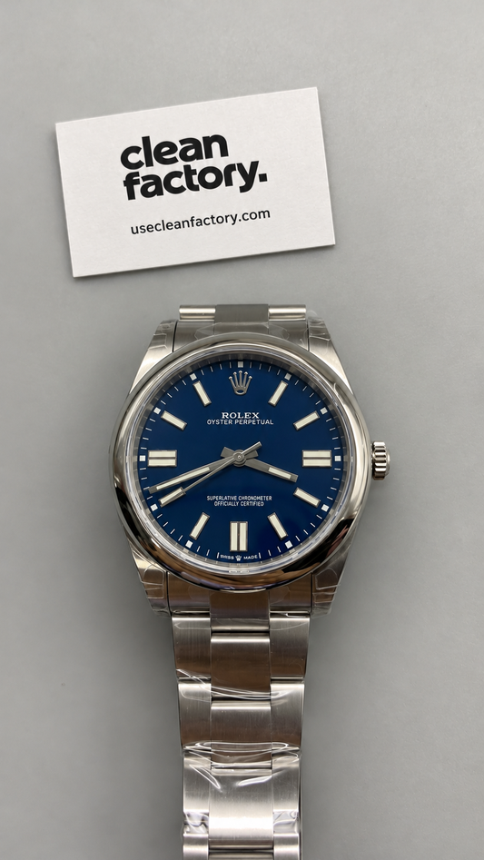 Rolex Oyster Perpetual – Blue Dial – Oyster Bracelet 41 MM