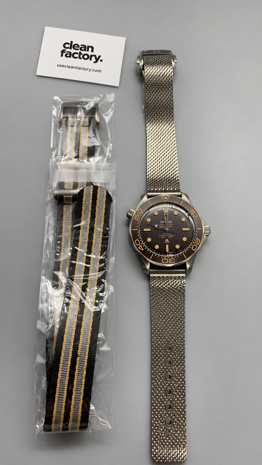 Omega Seamaster Diver 300M 007 Edition Titanium Mesh Bracelet