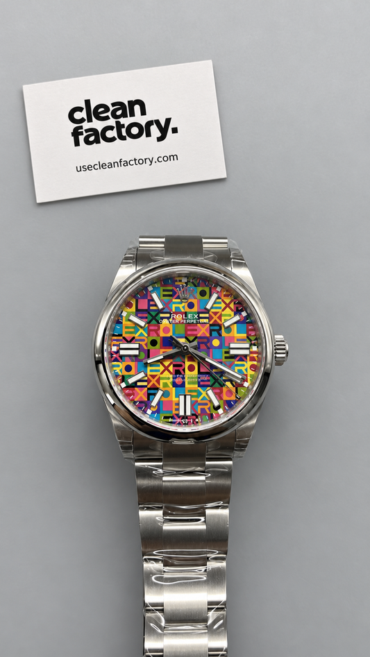 Rolex Oyster Perpetual – Multicolour Geometric Dial – Oyster Bracelet 41 MM