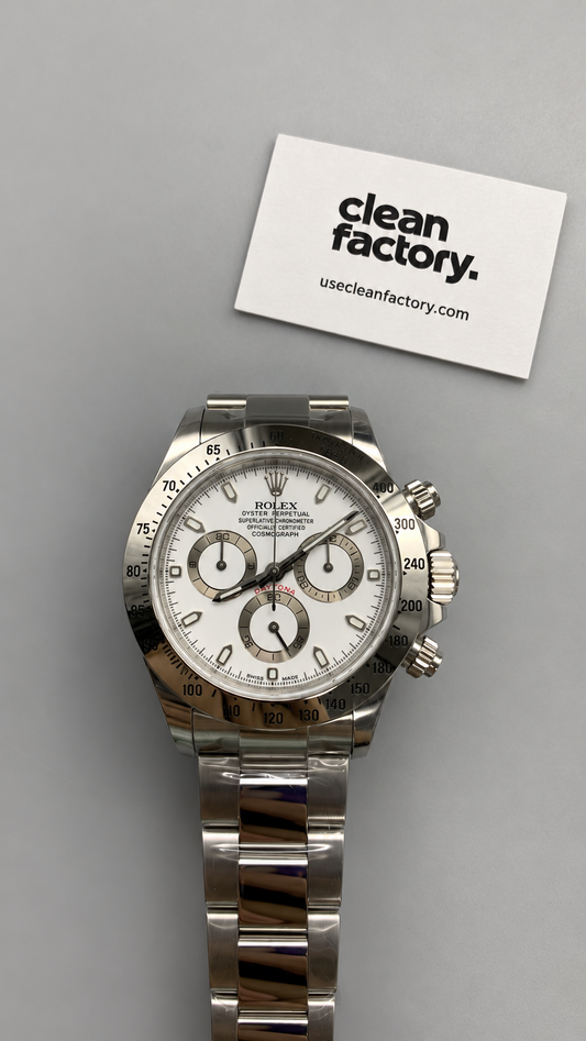 Rolex Cosmograph Daytona – White Dial – Stainless Steel Oyster Bracelet 40 MM