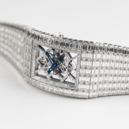 Jacob & Co. Billionaire III BL115.30.BD.AA.A30BD Tourbillon White Gold Diamond-Set Limited Edition of 18 54 MM