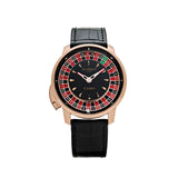 Jacob & Co. 'The Casino Tourbillon' CA100.40.AA.AA.ABALA Rose Gold Black Onyx Dial Limited Edition 44 MM