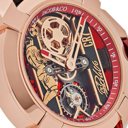 Jacob & Co. V2 CR7 Epic X Collection EX120.43.AE.AA.A Flight of CR7 Rose Gold Limited Edition (2024) 44 MM