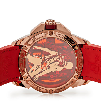Jacob & Co. V2 CR7 Epic X Collection EX120.43.AE.AA.A Flight of CR7 Rose Gold Limited Edition (2024) 44 MM
