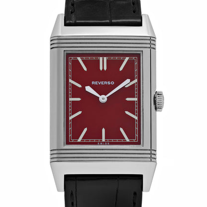 Jaeger-LeCoultre Reverso 278856J Stainless Steel Red Dial Special '1931 Rouge' Edition 46.8 MM