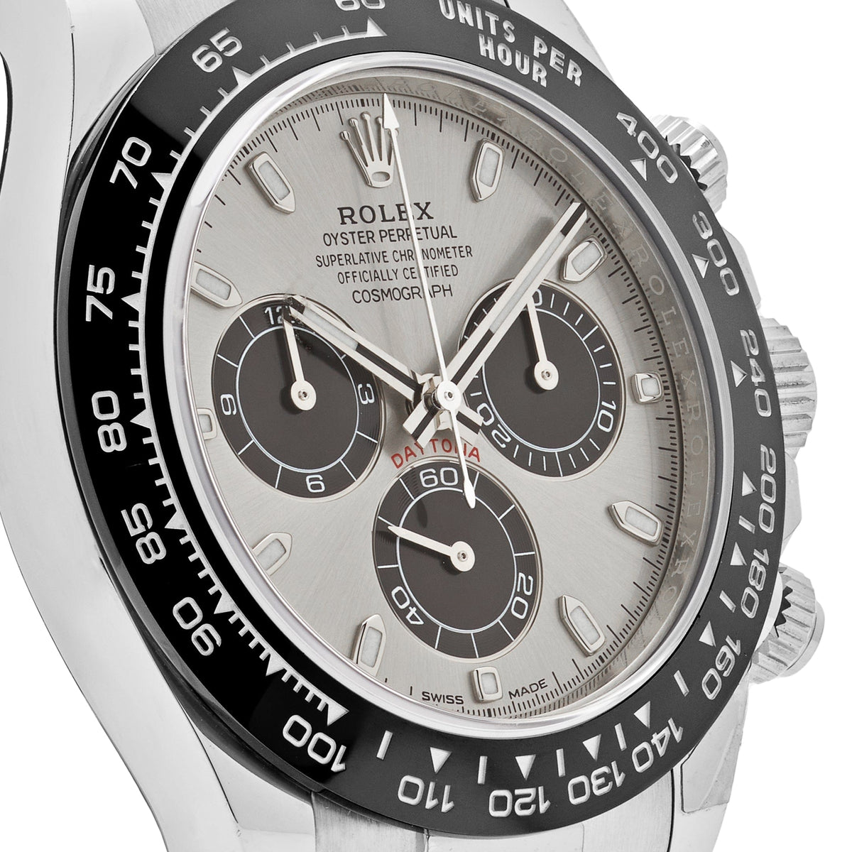 Rolex Daytona 116519LN 'Ghost' White Gold Steel and Bright Black Dial 40 MM