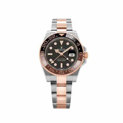 Rolex GMT-Master II 126711CHNR 'Root Beer' Stainless Steel Rose Gold Black Dial (2021) 40 MM